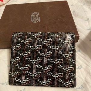 Goyard Victoire 8 Black Wallet Mint